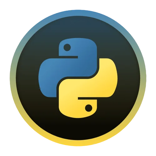 Python programming language logo